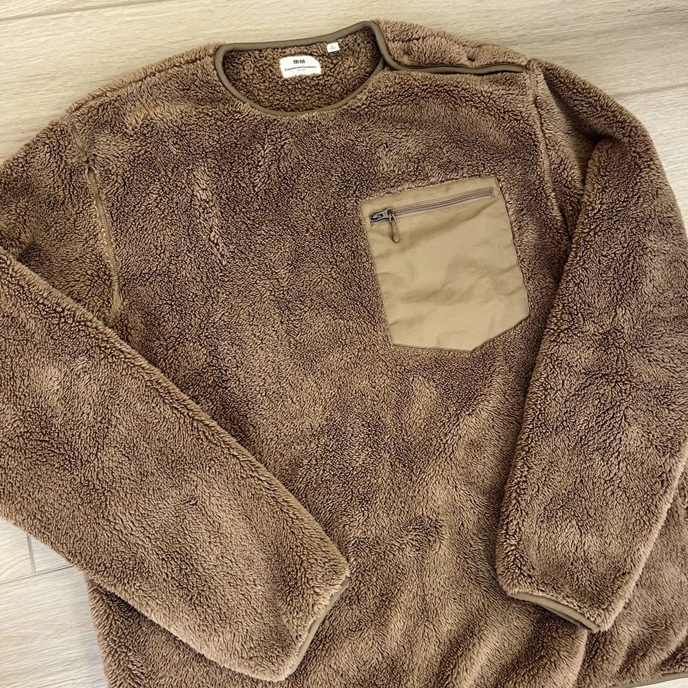 Uniqlo Engineered Garments X Uniqlo Fleecejacket brown size L clean 👍🏼